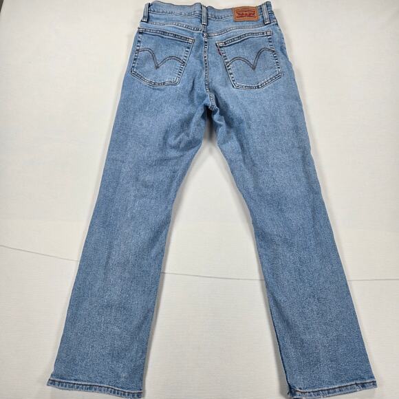 Levi's High Rise Destroyed Distressed Button Fly‎ Wedgie Straight Jeans Size 29 - Picture 7 of 7